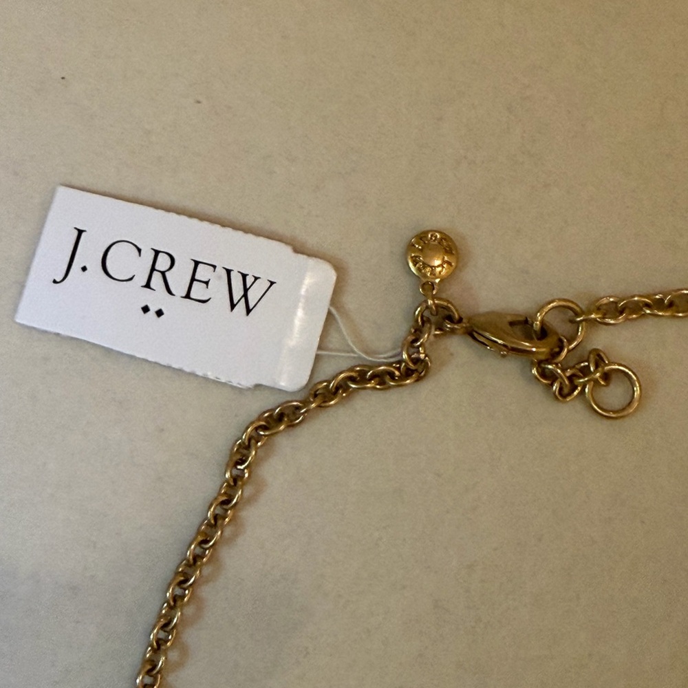 J. Crew Gold and Blue Statement Necklace - Picture 5 of 5